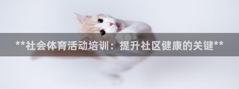 耀世而来是什么意思：**社会体育活动培训：提升社区健