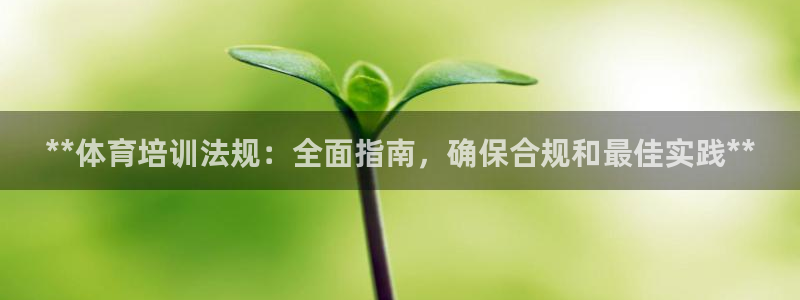 耀世挑战怎么打：**体育培训法规：全面指南，确保合规
