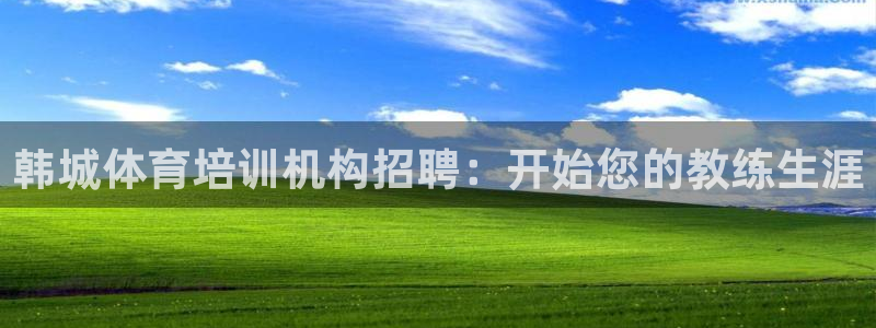 耀世盛典官网入口：韩城体育培训机构招聘：开始您的教练