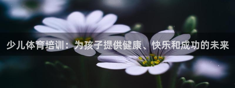 耀世平台管 5O6917 耀世：少儿体育培训：为孩子提供健康